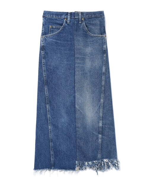 77circa（ナナナナサーカ）の「circa make long denim skirt（スカート・レディース・BLUE/73/SAX/45）」の3枚目の写真