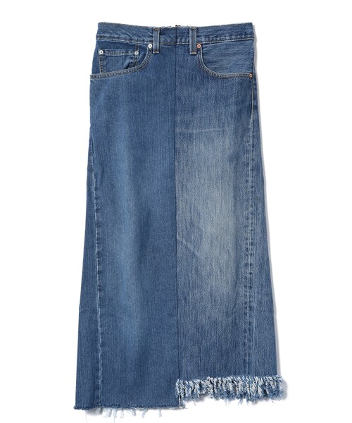 77circa（ナナナナサーカ）の「circa make long denim skirt（スカート・レディース・BLUE/73/SAX/45）」の2枚目の写真