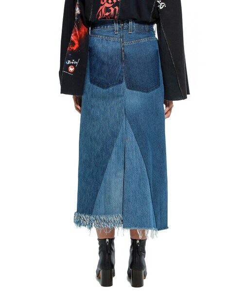 77circa（ナナナナサーカ）の「circa make long denim skirt（スカート・レディース・BLUE/73/SAX/45）」の5枚目の写真