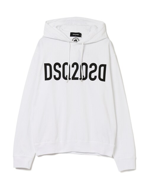 DSQUARED2(ディースクエアード)の「LOGO HOODIE(その他・メンズ・BLACK/01/WHITE/10・M)」の2枚目の写真