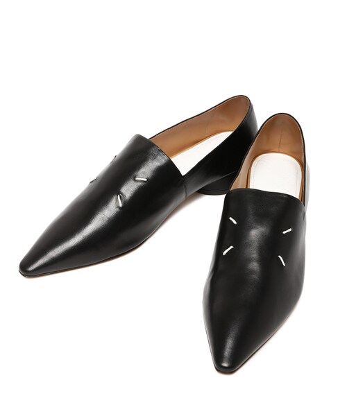 Maison Margiela（メゾンマルジェラ）の「SOFT TOUCH LEATHER KIKI 25（シューズ・レディース・BLACK/01・37）」の5枚目の写真