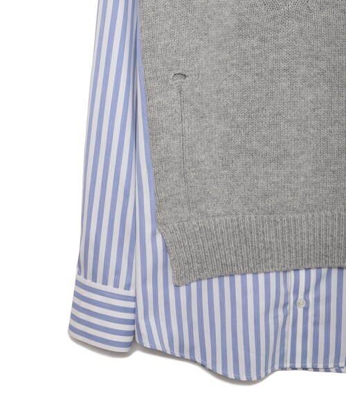 Maison Margiela（メゾンマルジェラ）の「SHIRT（トップス・レディース・GRAY/07・40）」の3枚目の写真