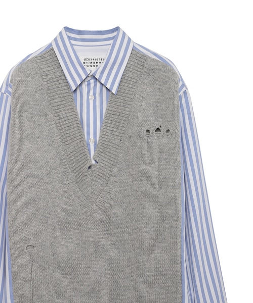 Maison Margiela（メゾンマルジェラ）の「SHIRT（トップス・レディース・GRAY/07・40）」の2枚目の写真