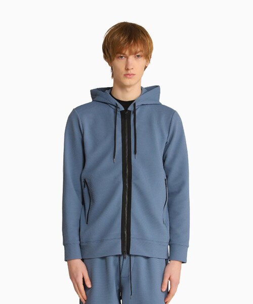 HONEYCOMB TECK JERSEY HOODIE