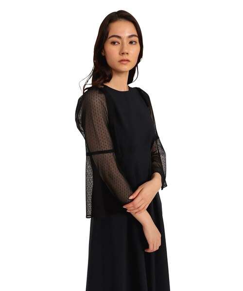 STAIR（ステア）の「Exclusive DOT TULLE DRESS（ワンピース/ドレス・BLACK/01・01/02）」の12枚目の写真