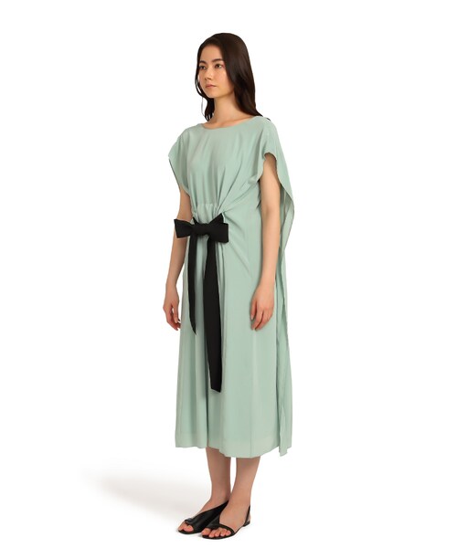 STAIR（ステア）の「Exclusive GATHER RELAX DRESS（ワンピース/ドレス・MINT/38/NAVY/40・F）」の9枚目の写真