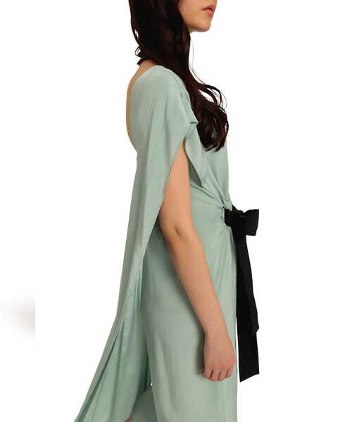 STAIR（ステア）の「Exclusive GATHER RELAX DRESS（ワンピース/ドレス・MINT/38/NAVY/40・F）」の13枚目の写真