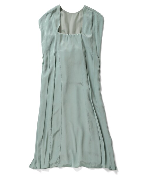 STAIR（ステア）の「Exclusive GATHER RELAX DRESS（ワンピース/ドレス・MINT/38/NAVY/40・F）」の4枚目の写真