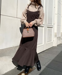 one after another NICE CLAUP | ニットセットマーメイドキャミワンピース(ワンピース)