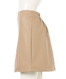 INGNI（イング）の「フェイク／レザー台形スカート（スカート）」