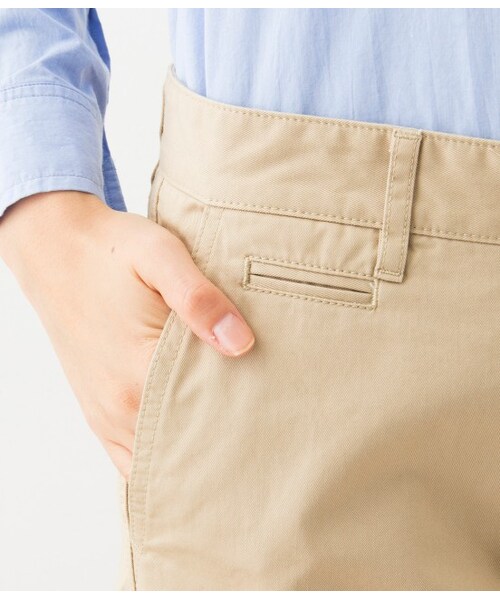 LE JUN（ルジュン）の「チノストレート（パンツ・レディース・オフホワイト/ベージュ・S/M/L）」の8枚目の写真