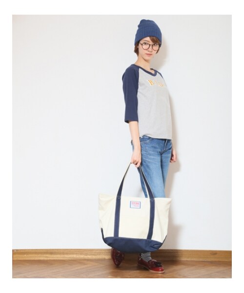 HOLIDAY(ホリデイ)の「《予約商品》H.L.D.Y RAGLAN(トップス・レディース・WHITE/WHITE×BLACK/GRAY×NAVY・ONE SIZE)」の10枚目の写真