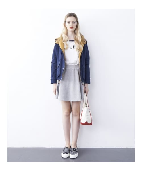 HOLIDAY(ホリデイ)の「《予約商品》H.L.D.Y RAGLAN(トップス・レディース・WHITE/WHITE×BLACK/GRAY×NAVY・ONE SIZE)」の12枚目の写真