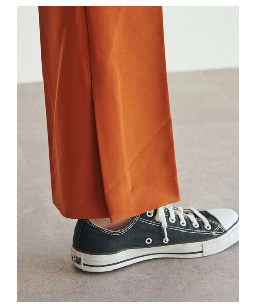 GARAGE OF GOOD CLOTHING(ガレージオブグッドクロージング)の「【Special Price】センタープレスフレアーパンツ(パンツ・ブラック/テラコッタ/パープル・36/37/38)」の4枚目の写真