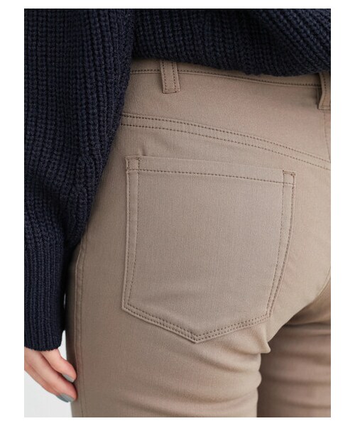 Green Parks(グリーンパークス)の「裏起毛ストレッチスキニーパンツ(パンツ・ブラック/モカ/ネイビー・S/M/L)」の7枚目の写真