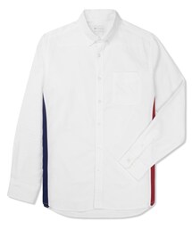 LIFUL MINIMAL GARMENTS. | White Oxford Colorblock Shirt(その他)