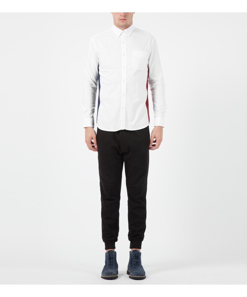 LIFUL MINIMAL GARMENTS.（ライフルミニマルガーメンツ）の「White Oxford Colorblock Shirt（その他・メンズ・other・L）」の5枚目の写真