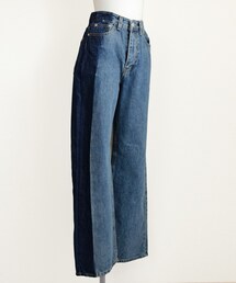 Marient | Side Line Straight Denim(デニムパンツ)