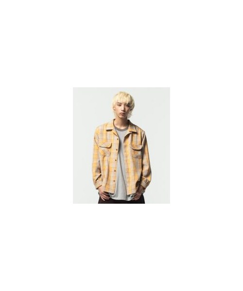 トップス glambGB0122/SH05 :Double Pocket Check SH glamb（グラム）の「GB0122 / SH05 : Double Pocket Check SH