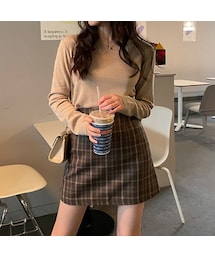 ネイチャーチェック skirt