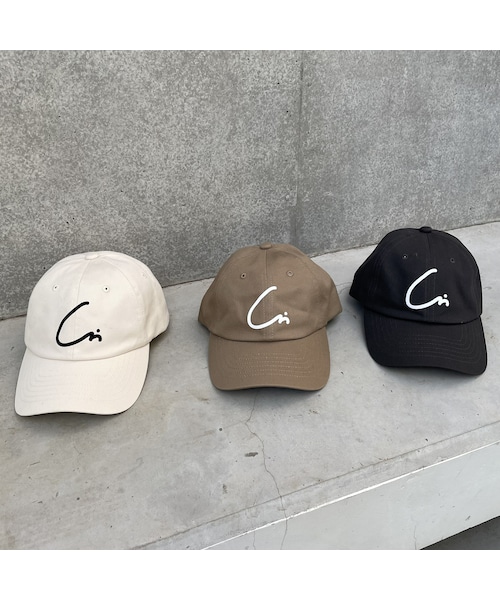copine(コピン)の「【COPINE original】オリジナルロゴキャップ(3color)(キャップ・レディース・ホワイト/ベージュ/チャコールブラック・ワンサイズ)」の2枚目の写真