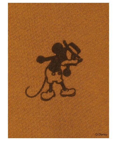 Green　Parks（グリーンパークス）の「Mickey/裏毛トレーナー（トップス・ブラウン/カーキ・F）」の22枚目の写真