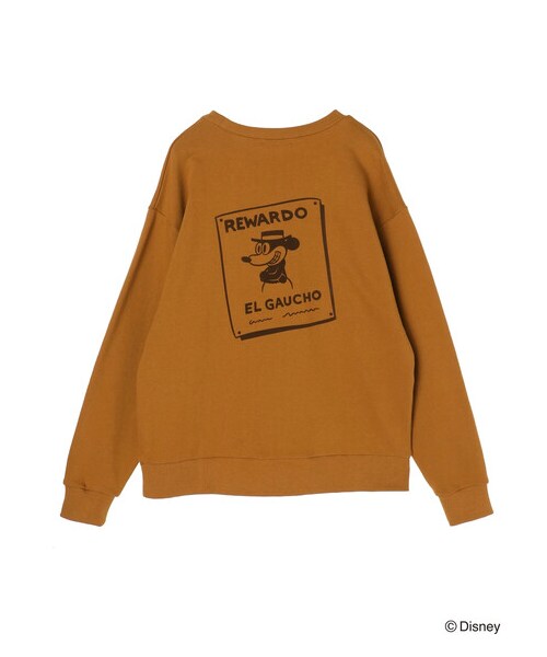 Green　Parks（グリーンパークス）の「Mickey/裏毛トレーナー（トップス・ブラウン/カーキ・F）」の17枚目の写真