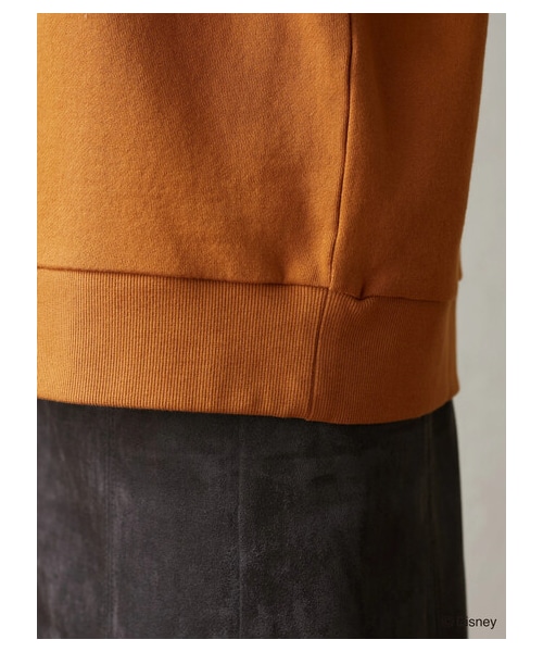 Green　Parks（グリーンパークス）の「Mickey/裏毛トレーナー（トップス・ブラウン/カーキ・F）」の11枚目の写真