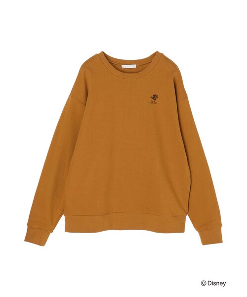 Green　Parks（グリーンパークス）の「Mickey/裏毛トレーナー（トップス・ブラウン/カーキ・F）」の16枚目の写真