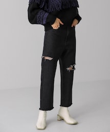 KBF | ダメージクロップドデニム(その他)