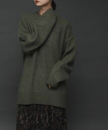 SENSE OF PLACE by URBAN RESEARCH（センスオブプレイスバイアーバンリサーチ）の「ストレッチアルパカバックスリットセーター（その他・レディース）」
