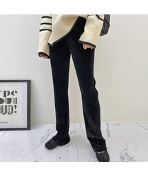 Miamasvin（ミアマスビン）の「ウエストゴムコーデュロイブーツカットパンツ（その他・レディース）」