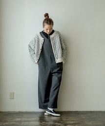 PUAL CE CIN | ジャガード2WAYニット(カーディガン/ボレロ)