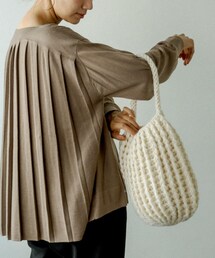PUAL CE CIN | ＫＮＩＴ　ＰＯＴ　ＢＡＧ(ショルダーバッグ)