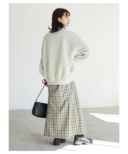 Green　Parks（グリーンパークス）の「チェックマーメイドスカート（スカート・モカ/グリーン/ブルー・F）」の7枚目の写真