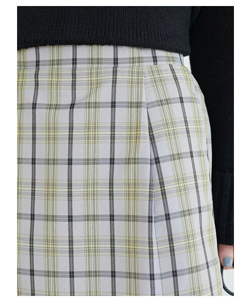 Green　Parks（グリーンパークス）の「チェックマーメイドスカート（スカート・モカ/グリーン/ブルー・F）」の11枚目の写真