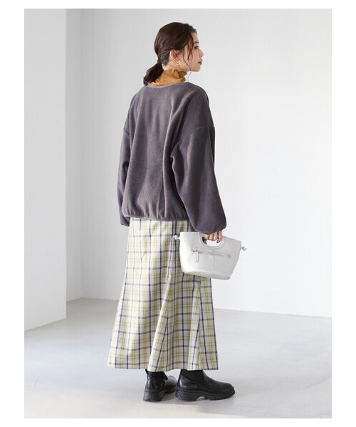 Green　Parks（グリーンパークス）の「チェックマーメイドスカート（スカート・モカ/グリーン/ブルー・F）」の15枚目の写真