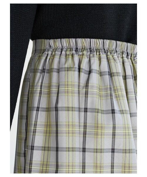 Green　Parks（グリーンパークス）の「チェックマーメイドスカート（スカート・モカ/グリーン/ブルー・F）」の13枚目の写真