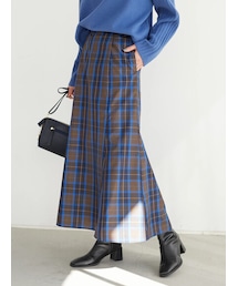 Green　Parks | チェックマーメードスカート(スカート)