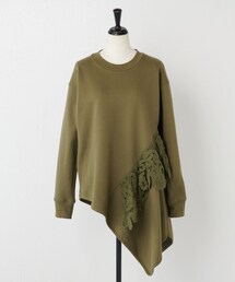 BEARDSLEY | 《11/6ライブでご紹介・HiROMITHiSTLE》レース切り替えカットソー(Tシャツ/カットソー)