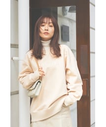 N WITH. | 刺繍クルーネックスエット(スウェット)