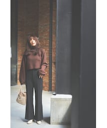 N WITH. | クロップド タートル ニット(ニット/セーター)