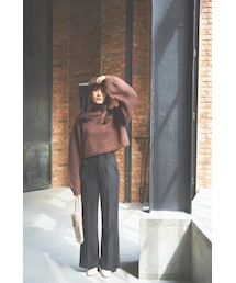 N WITH. | ベーシックフレアスラックス(スラックス)