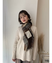 neam（ニーム）の「chidori muffler（マフラー）」 - WEAR