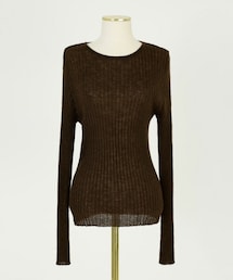 imvely | [IMVELY] カラフルリブニットTシャツ(ニット/セーター)