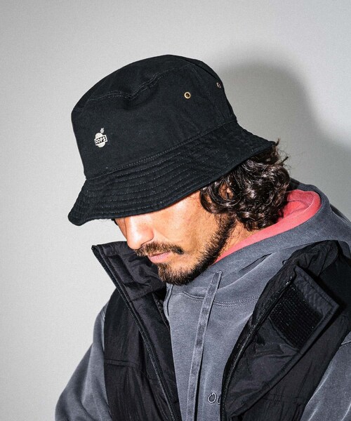 OOPS(ウップス)の「OOPS ロゴバケットハット(その他・メンズ・オレンジ/ホワイト/ブラック・FREE)」の3枚目の写真