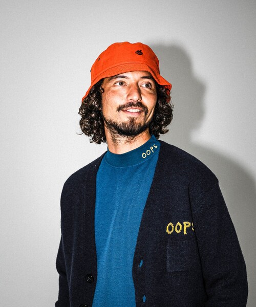 OOPS(ウップス)の「OOPS ロゴバケットハット(その他・メンズ・オレンジ/ホワイト/ブラック・FREE)」の5枚目の写真