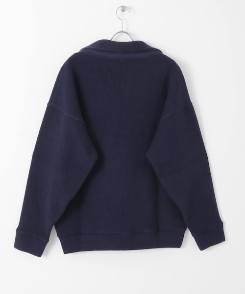 RICE NINE TEN COLLARED V NECK SWEATER