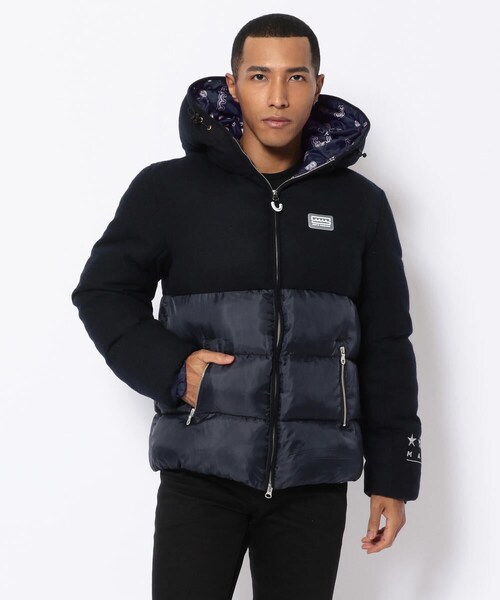 muta(ムータ)の「【先行予約】【別注】muta MARINE/ムータ マリン/ PADDING HOOD BZ(ジャケット/アウター・メンズ・OFF/WHITE/NAVY・M/L/XL)」の4枚目の写真