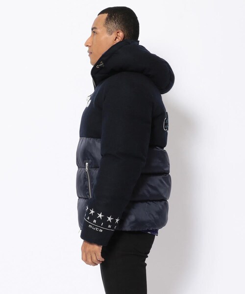 muta(ムータ)の「【先行予約】【別注】muta MARINE/ムータ マリン/ PADDING HOOD BZ(ジャケット/アウター・メンズ・OFF/WHITE/NAVY・M/L/XL)」の2枚目の写真